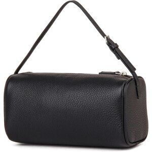 ⚡Women Black Lychee Pattern Full Grained Leather Crossbody Adjustable Strap Bag